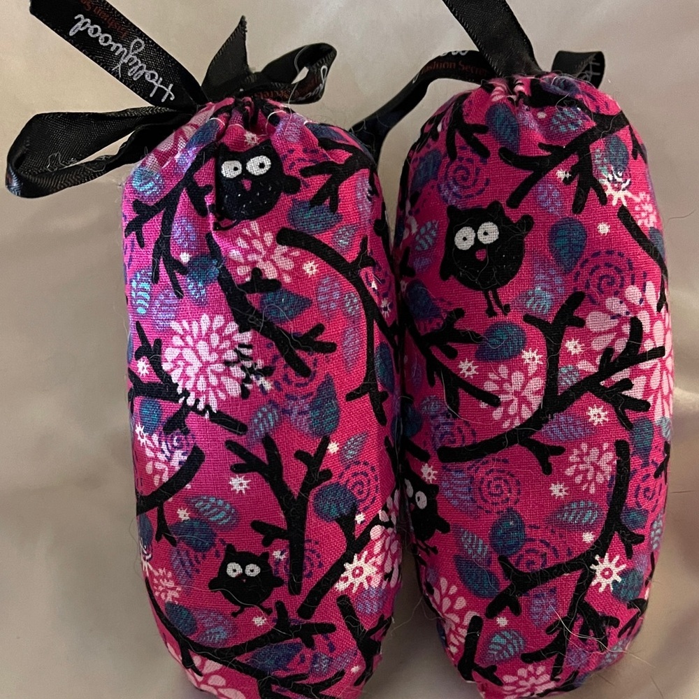 Pink Owl Patterned Shoe Protector Inserts - image 3